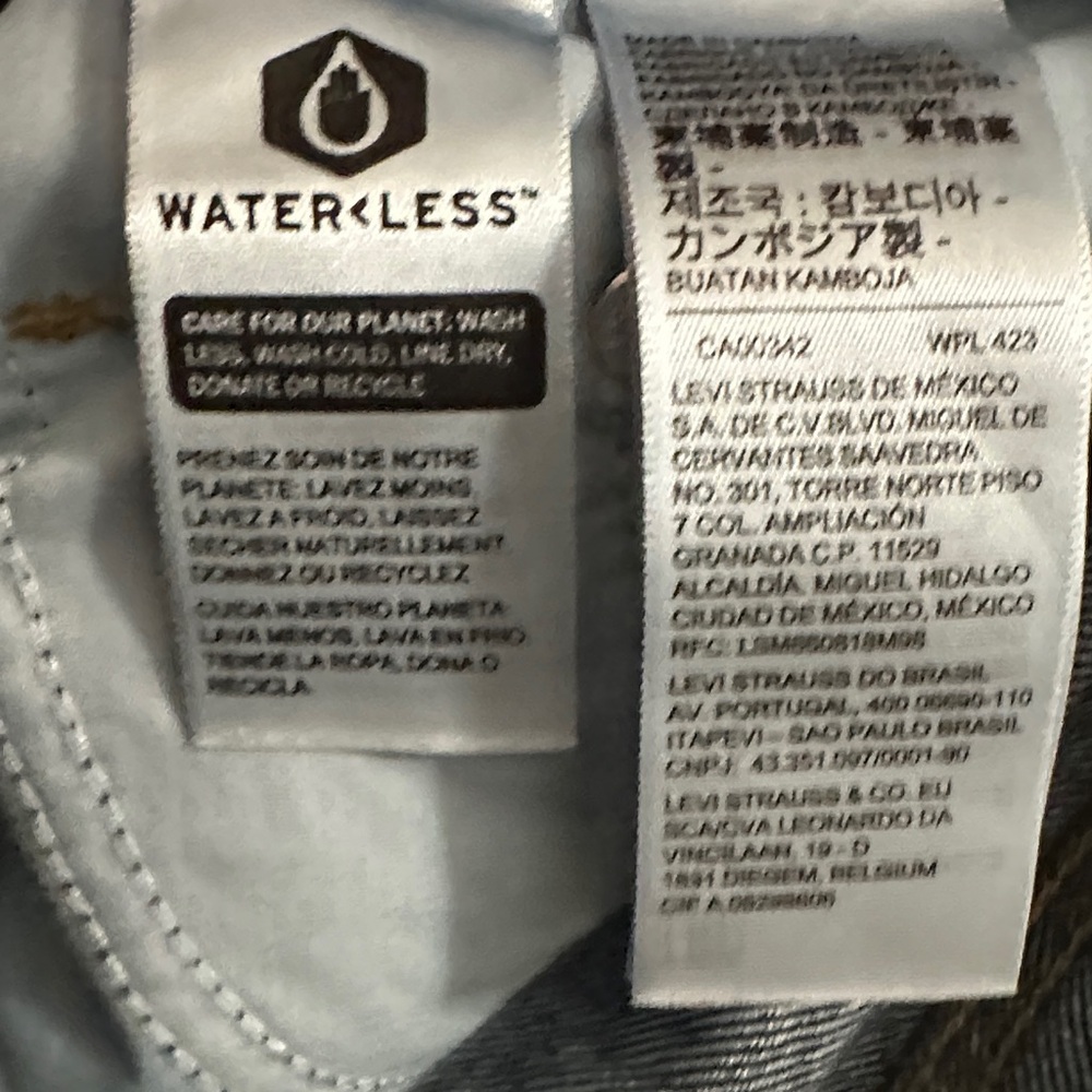 NWT HP Levi's Dark Blue Relaxed Jeans - Picture 6 of 13